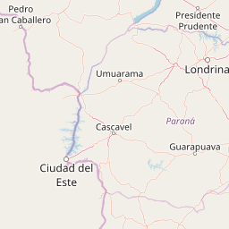 Localização de Londrina no estado do Paraná, Brasil.